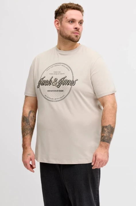 JJEDOVER DENIM TEE SS O-NECK SN PLS