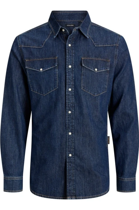 Риза JACK&JONES JJEWESTERN  Dark Blue
