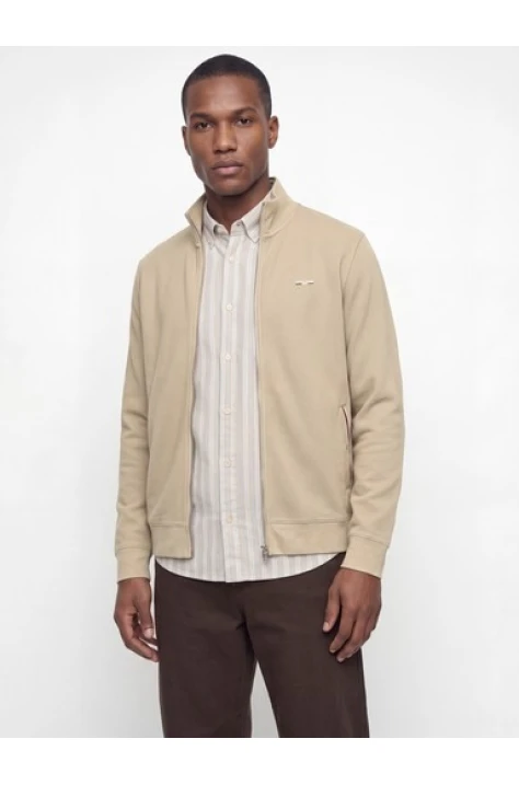  JPRBLUALVES STRUCTURE FULL ZIP SWEAT Plaza taupe