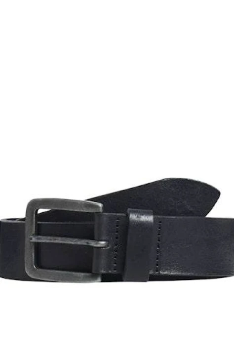 Колан Jack Jones Acvictor Leather Belt Black